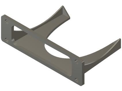 MIKROTIK držák do 10/19 racku pro MikroTik hAP AC2/hAP ac lite šedá antracit