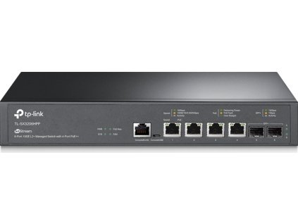 TP-Link OMADA JetStream switch TL-SX3206HPP (4x10GbE, 2xSFP+, 4xPoE++, 200W, 2xconsole)