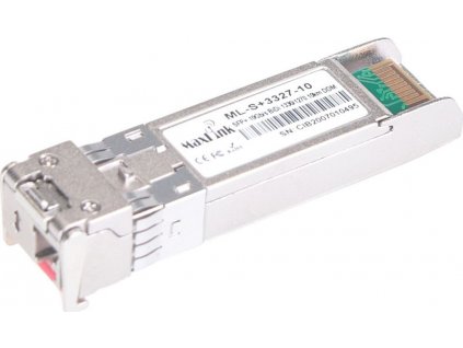 MaxLink 10G SFP+ optický modul, WDM(BiDi), SM, Tx 1330/Rx1270nm, 10km, 1x LC konektor, DDM