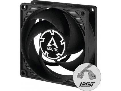 ARCTIC P8 PWM PST CO Case Fan - 80mm standard PWM case fan with double ball bearing technology