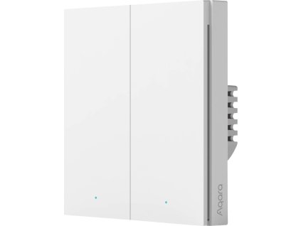 nástenný smart vypínač 2 páčkový - AQARA Smart Wall Switch H1 EU (With Neutral, Double Rocker) (WS-EUK04)