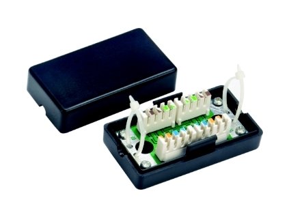 DATACOM Spojovací BOX UTP Cat5e (2* zářez. pole)