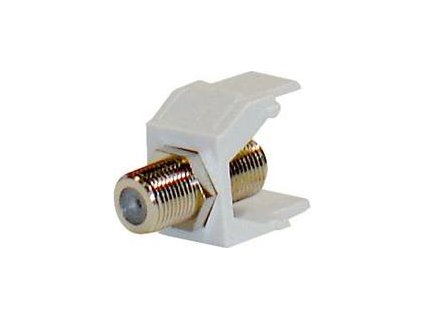 Keystone modul koaxiální, F - F spojka, 75 Ohmů