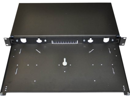 19" Optická vana  12xSC simplex černá aretace plastovým klipem