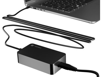 Nabíječka Natec GRAYLING 45W USB-C pro notebooky, tablety, smartphony