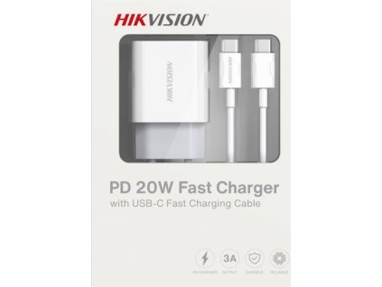 HIKVISION kabel USB-C + adaptér USB-C Fast Charging, 20W, 1m

"[MFi Certificated] USB C to Lightning Fast Charging Cable
1000mm/17±1g/White/3A/60W
480Mbps/TPE, ABS/C94"