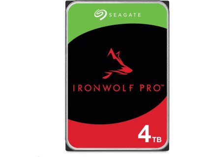SEAGATE HDD 4TB IRONWOLF PRO (NAS), 3.5", SATAIII, 7200 RPM, Cache 256MB