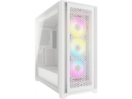 CORSAIR iCUE 5000D RGB AIRFLOW/Midi Tower/Transpar./Bílá