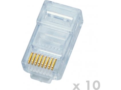 DATACOM Konektor RJ45 UTP 8p8c Cat5e 10ks (drát)