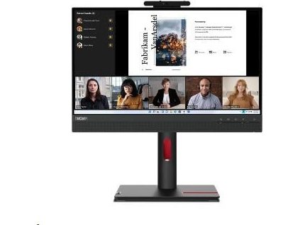 LENOVO LCD TIO 22 Gen5 - 21.5",IPS,matný,16:9,1920x1080,178/178,4/6ms,250cd/m2,1000:1,DP,USB,VESA,Pivot,repro,cam