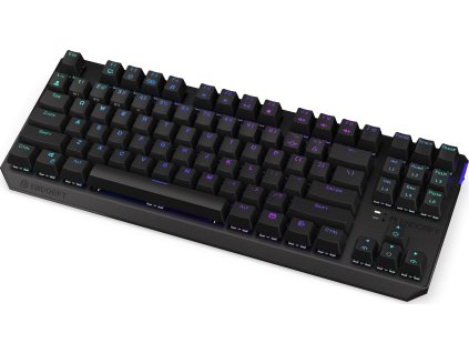 Endorfy herní klávesnice Thock TKL Wireless Red/ bezdrátová / USB / red switch / mechanická / US layout / černá RGB