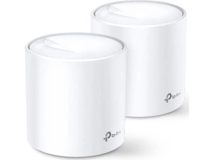TP-Link Deco X60(2-pack) WiFi6 Mesh (AX5400, 2,4GHz/5GHz, 2xGbELAN/WAN)