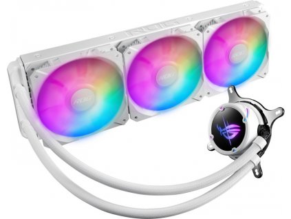 ASUS vodní chladič CPU AIO ROG STRIX LC II 360 ARGB WHITE, 3x120mm, LGA1851, AM5