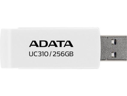 ADATA Flash Disk 256GB UC310, USB 3.2, bílá