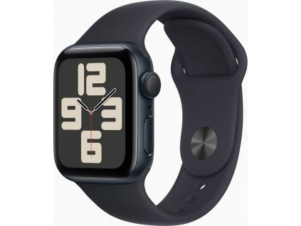 APPLE Watch SE GPS 40mm Midnight Aluminium Case with Midnight Sport Band - M/L