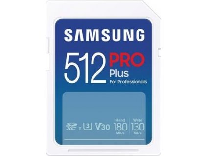 Samsung SDXC karta 512GB PRO PLUS + USB adaptér