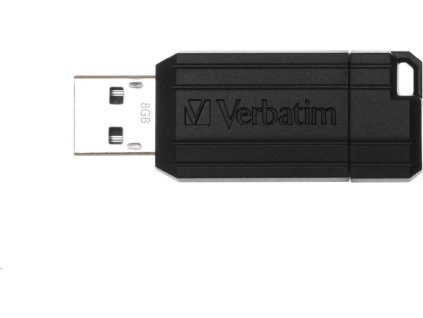 VERBATIM Flash disk 8 GB Store 'n' Go PinStripe, čierny