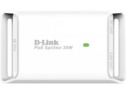 D-Link DPE-301GS 1-portový gigabitový 30W PoE splitter