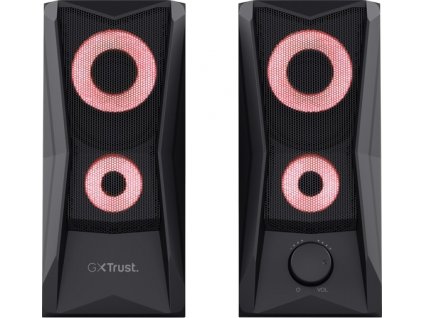 TRUST reproduktory GXT 606 Javv RGB-Illuminated 2.0 Speaker Set, černá