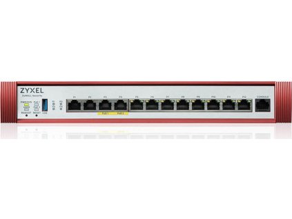 Zyxel USG FLEX500 H Series, User-definable ports with 2*2.5G, 2*2.5G( PoE+) & 8*1G, 1*USB (device only)