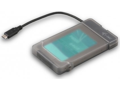 iTec USB 3.0 MySafe Easy, externý rám pevného disku 9,5 mm / 2.5" USB-C 3.1 Gen2, čierna