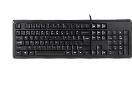 A4tech KR-92, klávesnice, CZ/US, USB, černá