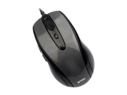 A4tech N-708X V-Track optická myš, 1600DPI, USB, čierna
