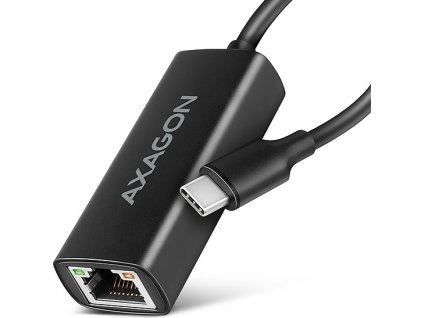 AXAGON ADE-ARC, USB-C 3.2 Gen 1 - Gigabit Ethernet sieťová karta, Realtek 8153, auto inštal