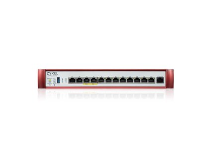 Zyxel USG FLEX 500H Series, 2*2.5G, 2*2.5G (PoE+) & 8 Gigabit user-definable ports, 1*USB with 1 YR Gold Security Pack