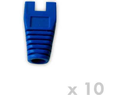 DATACOM Ochrana RJ45 s výřezem MODRÁ (10ks)