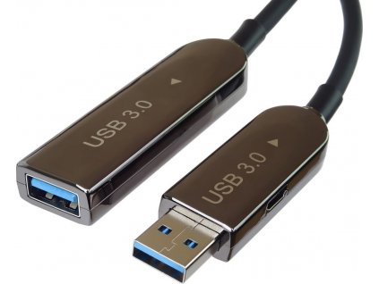 PREMIUMCORD Kabel USB3.0 + 2.0 prodlužovací optický AOC kabel A/Male - A/Female 15m