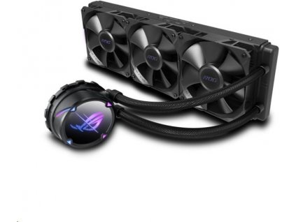 Vodný chladič procesora ASUS AIO ROG STRIX LC II 360, 3x120 mm