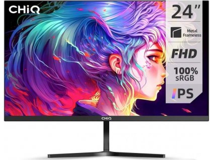 CHiQ MT 24F650 24", FHD, 75 Hz, Frameless, černý