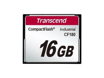 TRANSCEND CompactFlash Card CF180I, 256MB, SLC mode WD-15, Wide Temp.