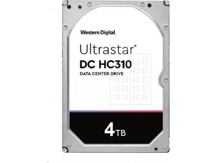 Western Digital Ultrastar® HDD 4TB (HUS726T4TALA6L4) DC HC310 3.5in 26.1MM 256MB 7200RPM SATA 512N SE (GOLD WD4002FYYZ)