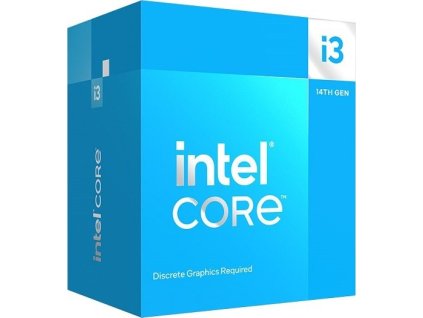 CPU INTEL Core i3-14100F, až 4.7GHz, 12MB L3, LGA1700, BOX