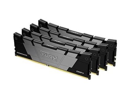 KINGSTON DIMM DDR4 64GB (Kit of 4) 3600MT/s CL16 1Gx8 FURY Renegade Black