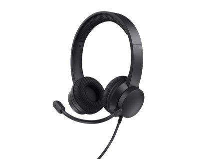 TRUST sluchátka s mikrofonem Ayda PC headset, USB, EKO Produkt, Noise-Cancelling