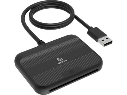 AKASA čtečka karet AK-CR-14BK, externí, USB