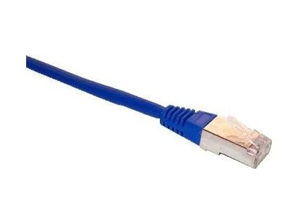 Patch cord FTP cat5e 0,25M modrý
