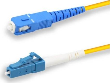 Optický patchkabel SIMPLEX, LC/UPC-SC/UPC 9/125um SM, 10m, OS2