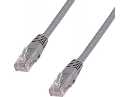 DATACOM Patch cord UTP CAT6 0,25m šedý
