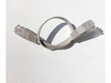 DATACOM Patch cord UTP CAT6 0,25m šedý FLAT plochý