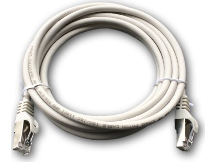 DATACOM Patch cord S/FTP CAT6A 3m šedý