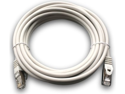 DATACOM Patch cord S/FTP CAT6A 5m šedý