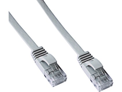 DATACOM Patch cord UTP CAT6    3m šedý FLAT plochý