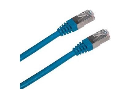 Patch cord FTP cat5e 2M modrý