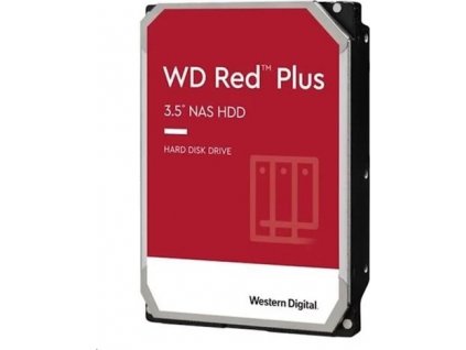 WD Red Plus/8TB/HDD/3.5"/SATA/5640 RPM/Červená/3R