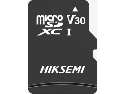 HIKSEMI MicroSDXC karta 64GB, C10, UHS-I, (R:92MB/s, W:30MB/s) + adapter