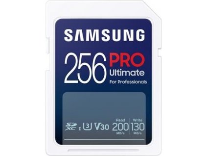 Samsung SDXC 256GB PRO ULTIMATE + USB adaptér